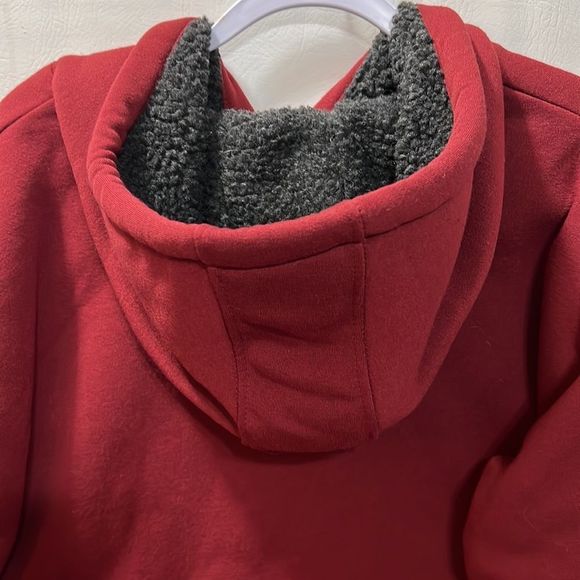 Victory Sportwear Sherpa Hoodie Fully Lined Hood Lined with Sherpa Size Med & XL - Picture 6 of 6